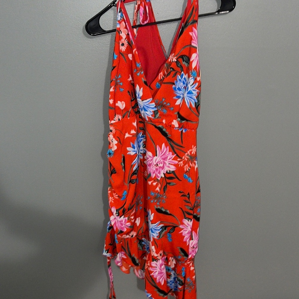 Red Floral Dress